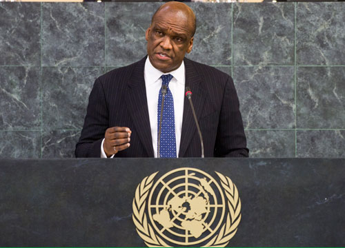 H.E. John W. Ashe, President of the 68th session of the General Assembly