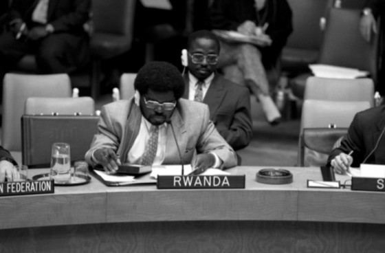 UN Security Council debate on Rwanda, June 1994. Photo credit UN photo Milton Grant