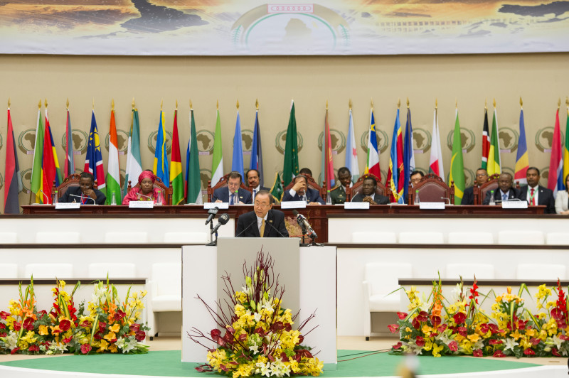 Secretary-General attends Opening Ceremony of the AU Summit.