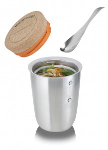 Thermo Pot with soup orange lid
