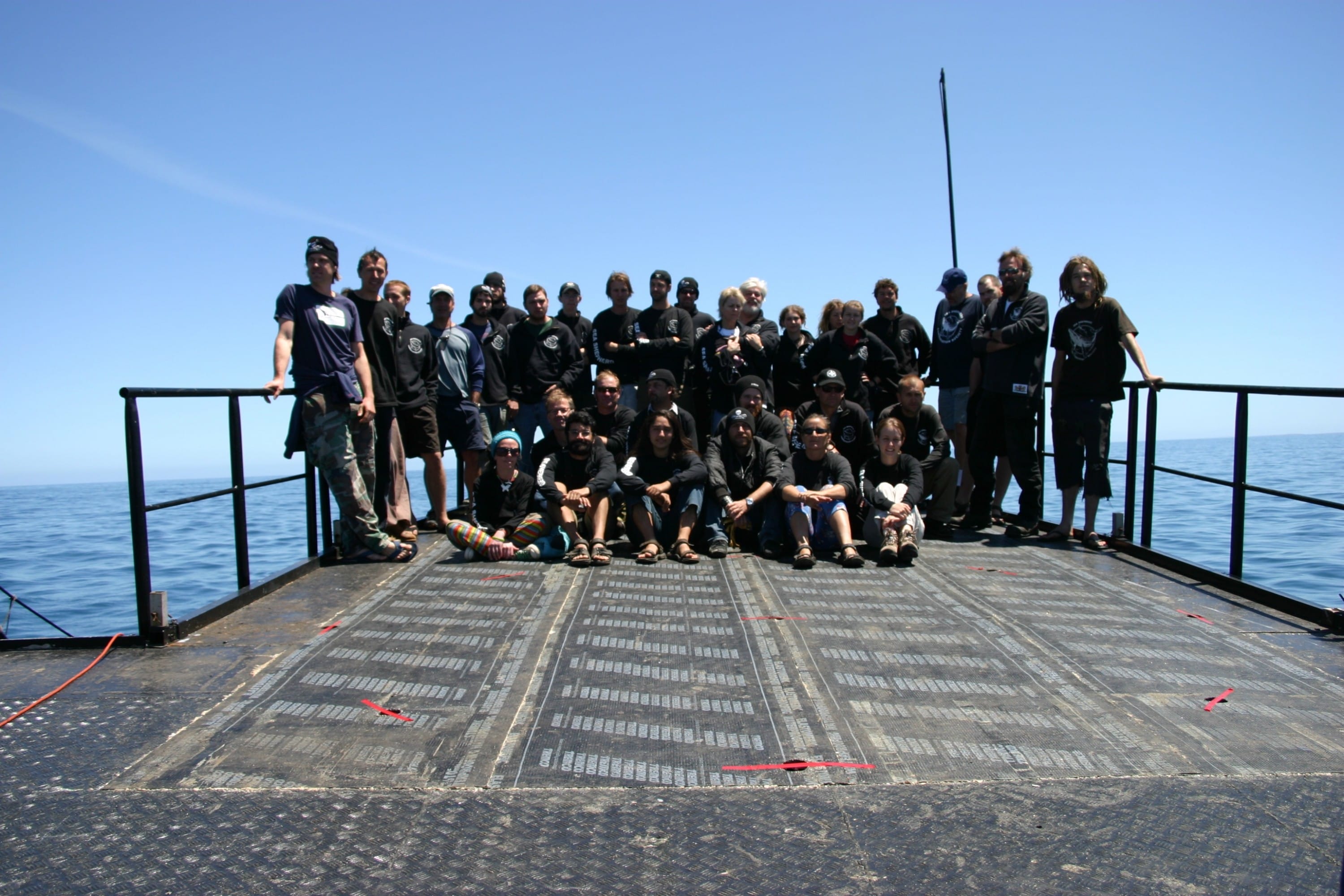 crew group photo