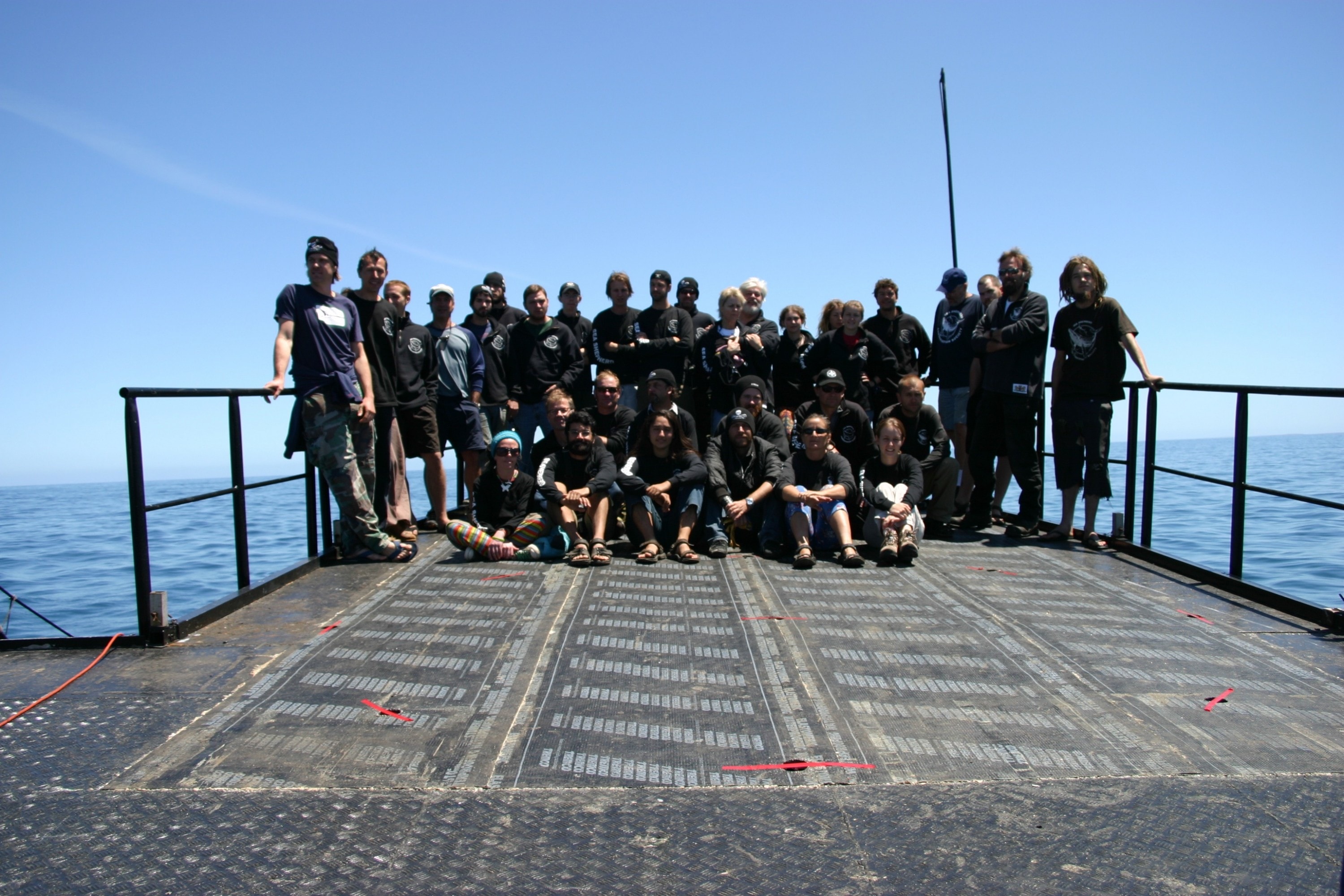 crew group photo