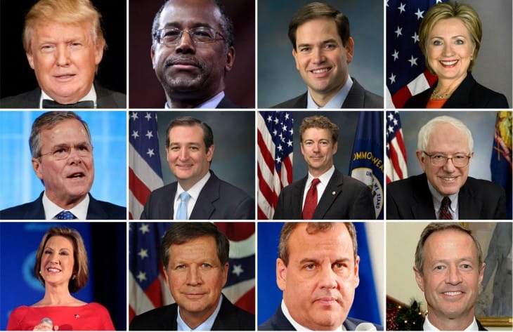 2016 Presidential Election Candidates