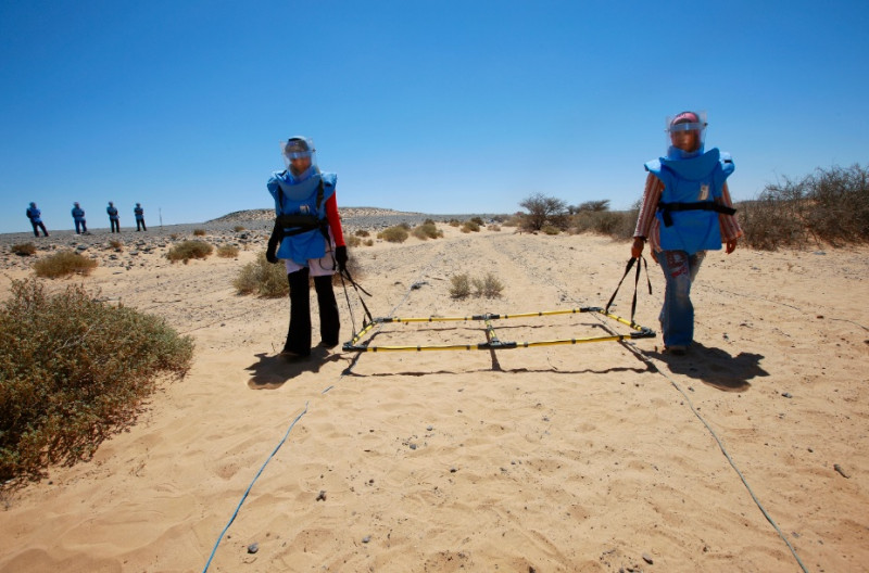 Western Sahara landmine