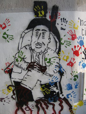 A mural in Riace, a protest against the N'dranghetta Rando_Calabre_024_copie-2a648