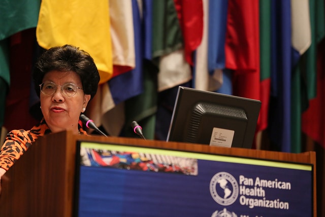 Dr. Margaret Chan at the World Health Organization Opening Ceremony. The organization has determined that the Zika virus should not deter the Olympic games. Photo courtesy of the Pan American Health Organization.
