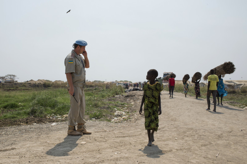 Ivan Simonovic, United Nations Assistant Secretary-General for Human Rights, visits South Sudan. UNPOL and FPU prepare for the arrival of the delegation at the POC site in Bentiu. Amnesty International