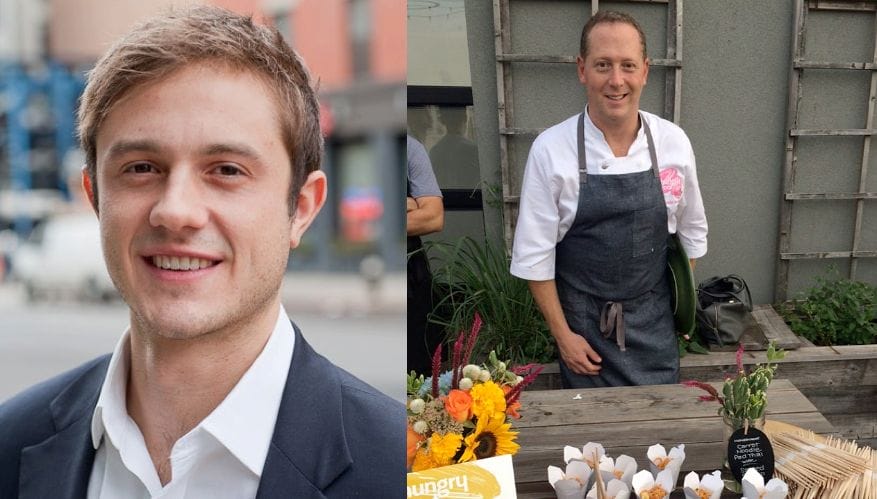 Hungryroot Ben McKean, CEO and Co-founder and Chef Franklin Becker