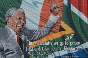 Nelson Mandela Street Art Northern Ireland