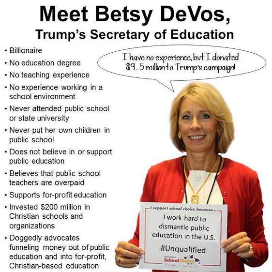 DeVos Ed Sec