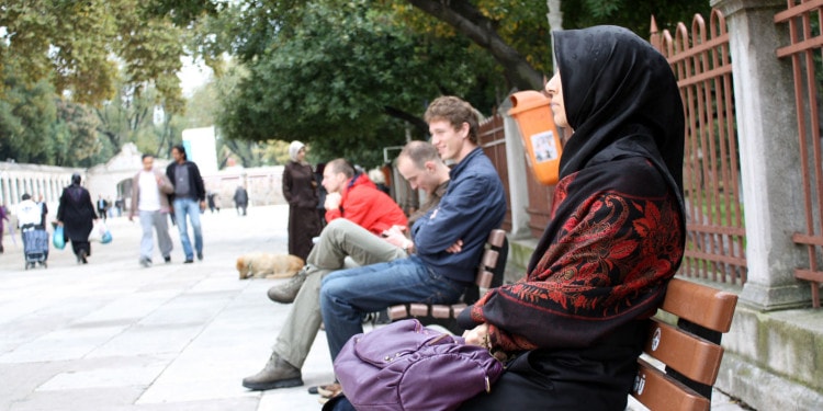 diversity -sitting-bench