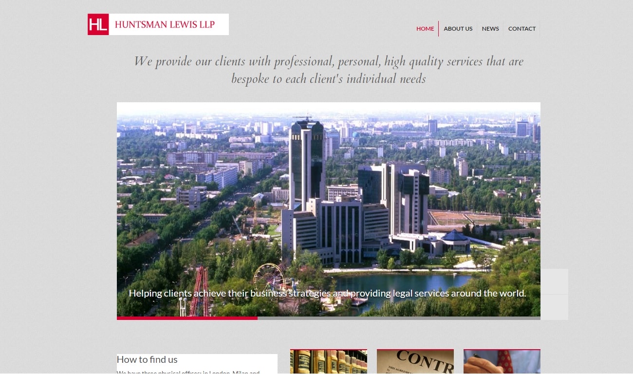 Huntsman Lewis fake site 1