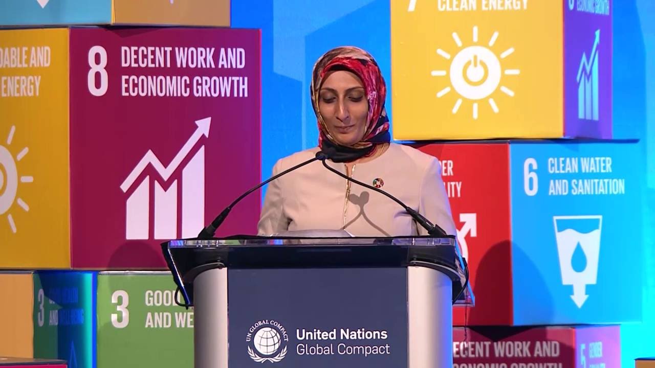 ZB at UN Global Compact - Ayzh