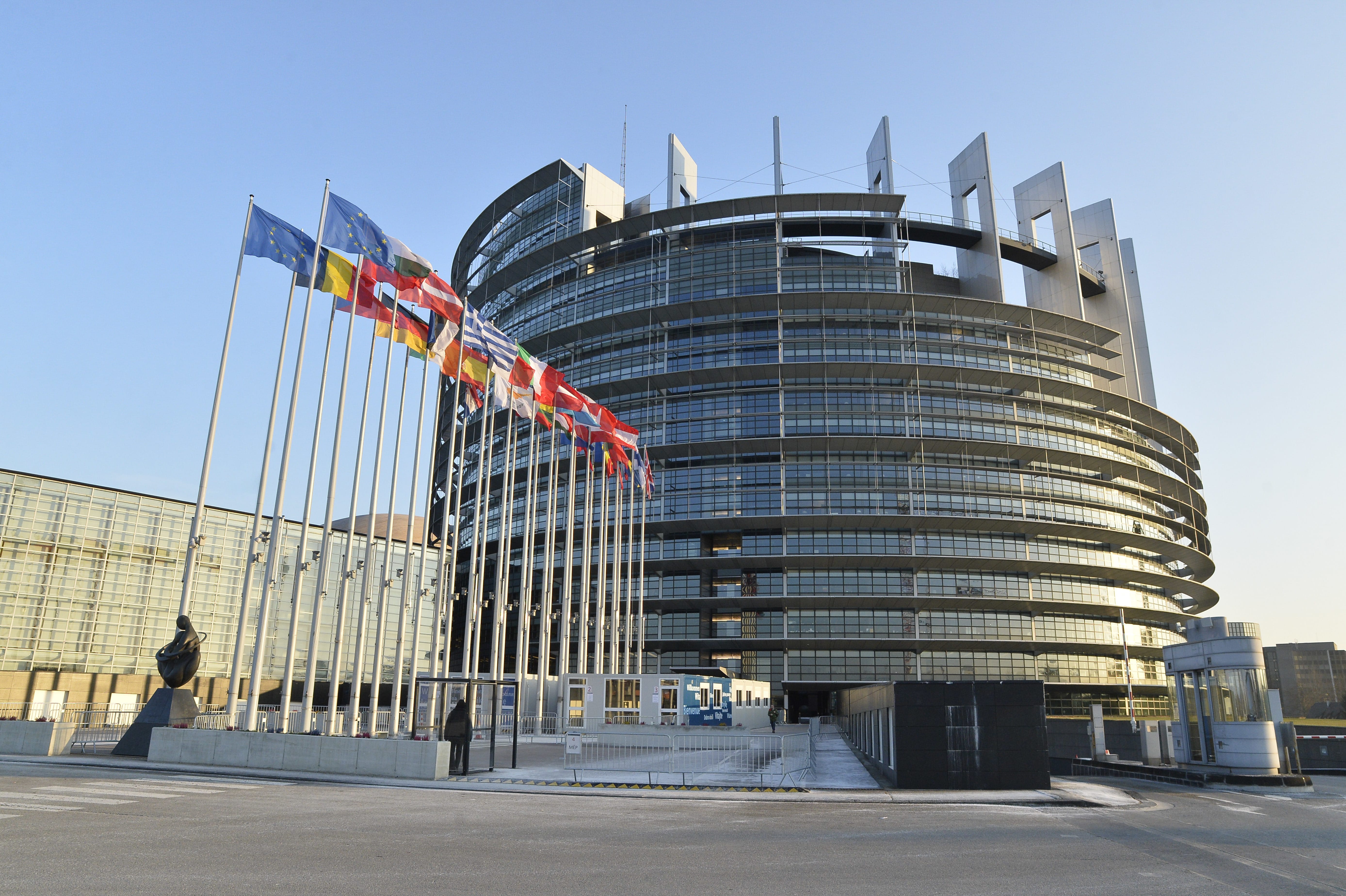 FLAGS-EUROPEAN-PARLIAMENT