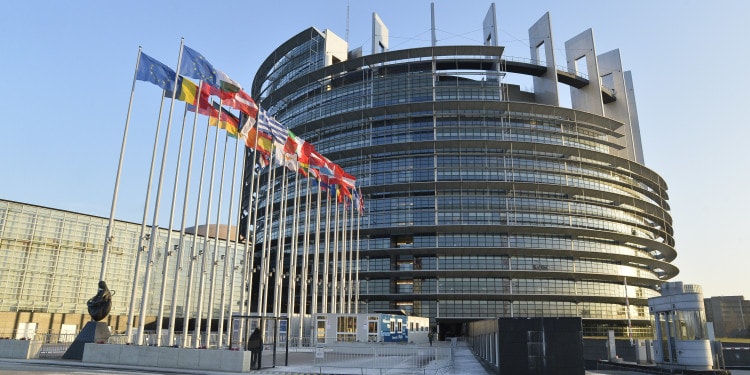 FLAGS-EUROPEAN-PARLIAMENT