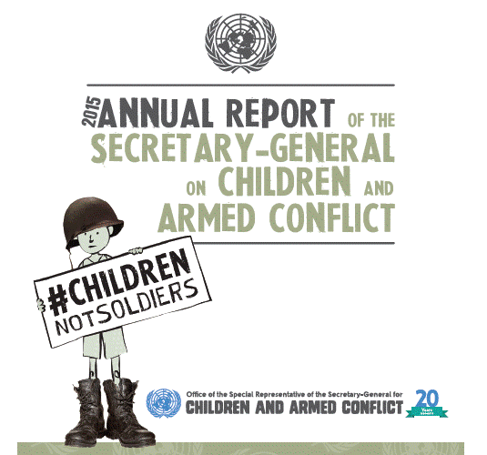 un report on children and armed conflict 2015