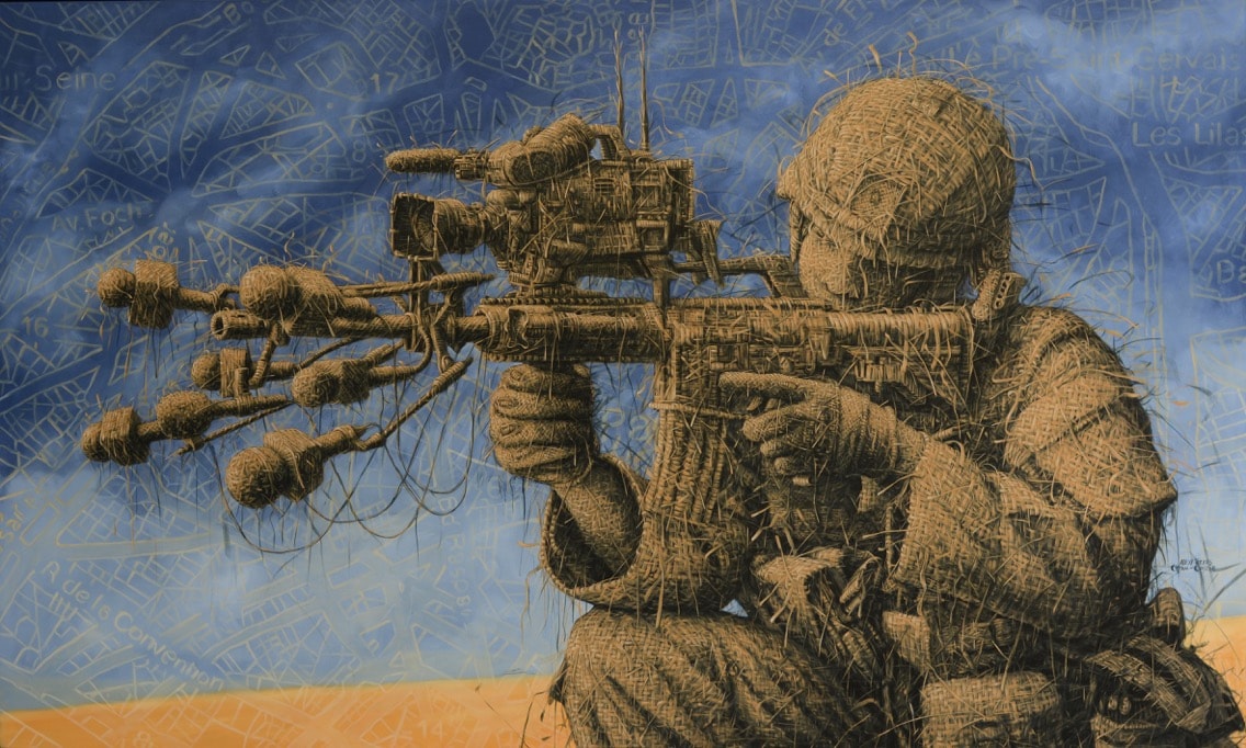 _Brain Wash - Media_ 90_ x 54_ Oil on Canvas 2016 (1)