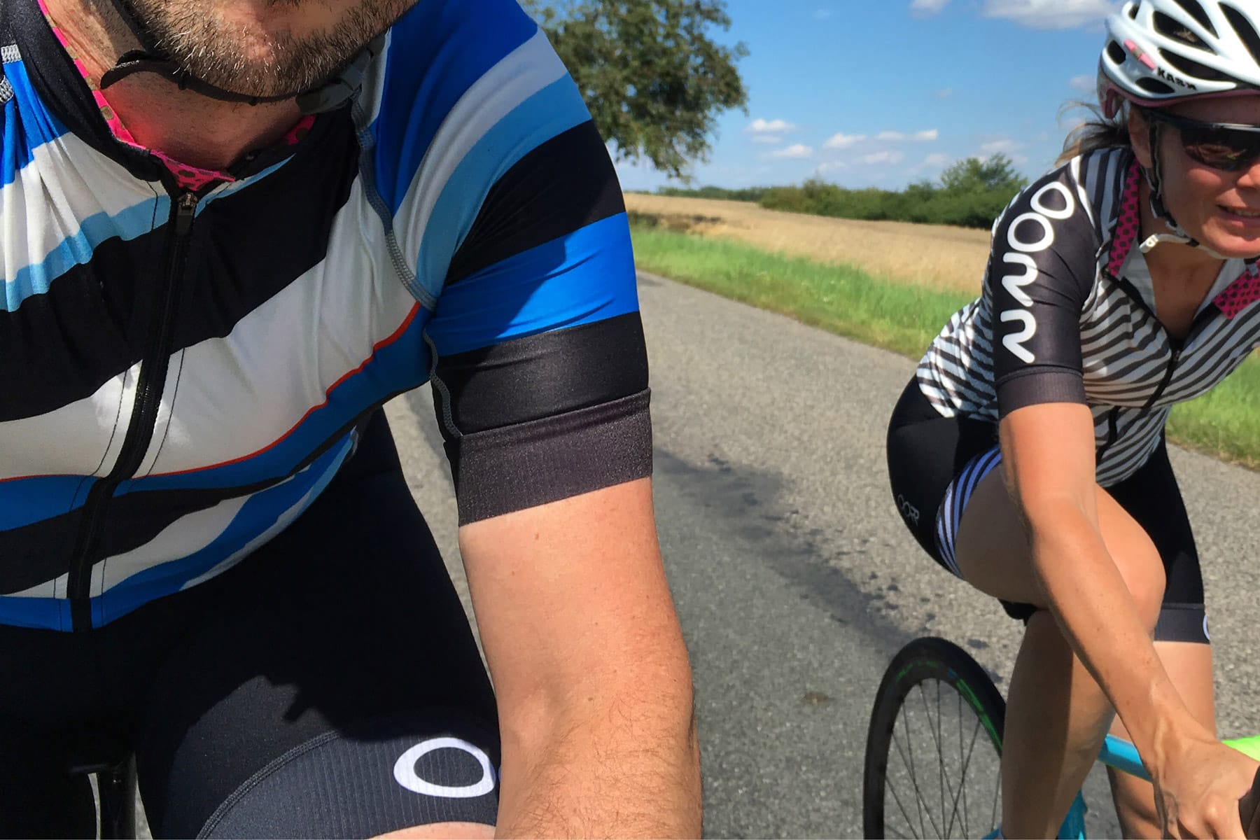 OORR_Cafe-Pro-jersey_Frogskin-Pro-bib-shorts_eco-clothing_mens-Panache_womens-Dazzle