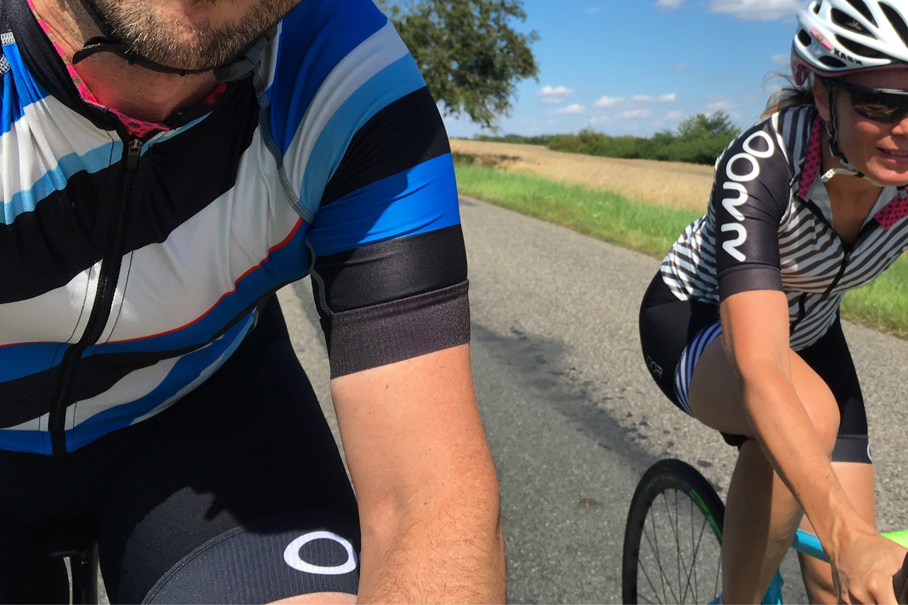 OORR_Cafe-Pro-jersey_Frogskin-Pro-bib-shorts_eco-clothing_mens-Panache_womens-Dazzle