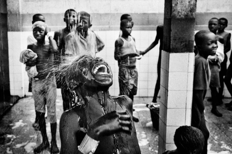 Children at a centre for street kids in Kinshasa. Many children are made homeless after being accused of being sorcerers when a family suffers bad luck and economic hardship. 2005