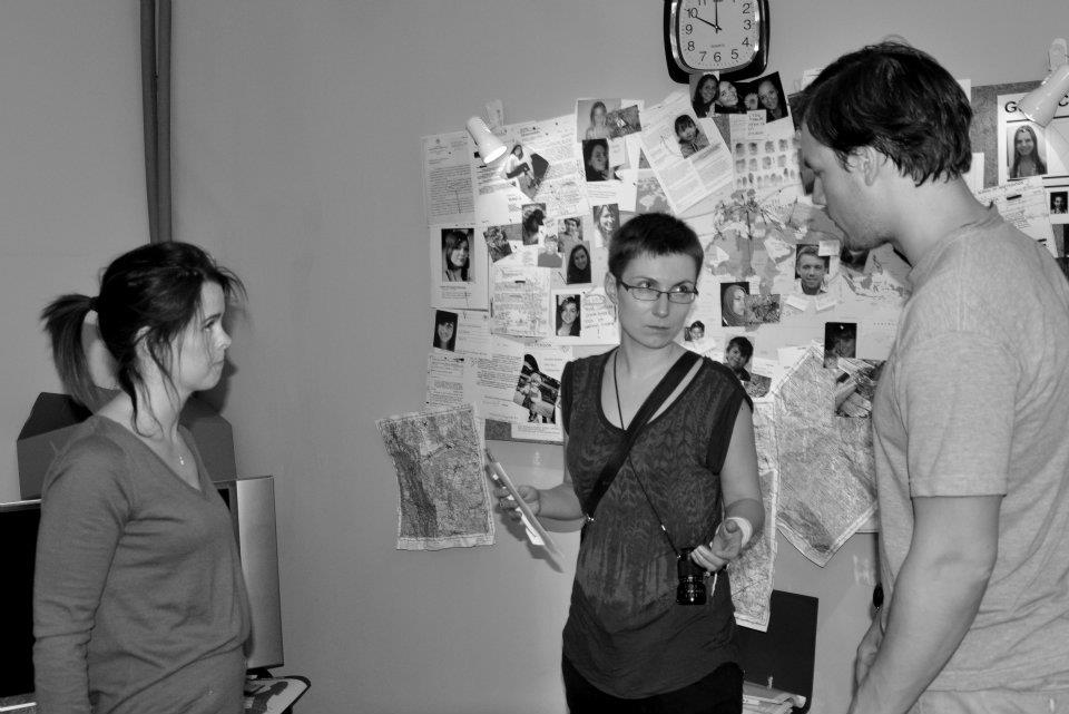 Anna & Modern Day Slavery Magda on set