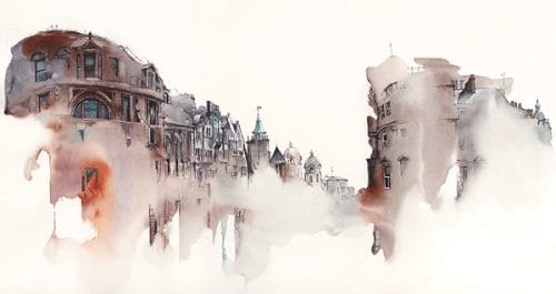 Magical Watercolor Architecture with Sunga Park