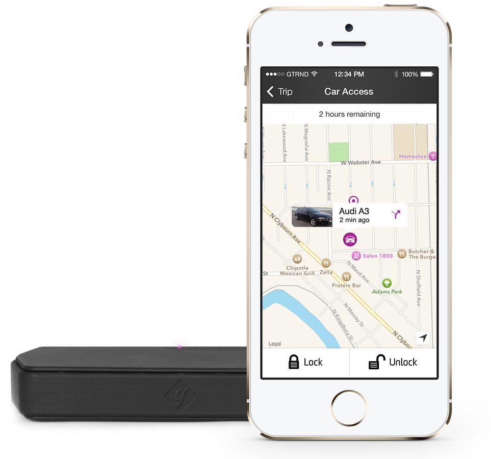 Getaround app with Connect device