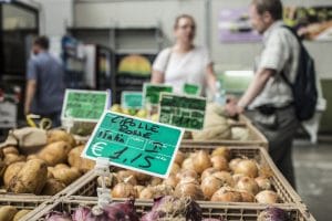 14 June 2016, Fiumicino, Italy - Partecipants of Global Alliance for Climate-Smart Agriculture (GACSA) Annual Forum, held at FAO Headquarters attend a field visit to Orto Sole cooperative farm in Fiumicino and Torrimpietra. The farm, is located in a protected historical site made of sandy soils , which requires the optimization of the use of water resources in order to preserve soil structure and address the pitfall of weeds, pests and pathogens. The firm also adopts climate adaptation techniques, such a s wastewater managemnt, osmofilm plant, ecological mulching, and flower strip project, designed to raise the number of pollinators and vulnerable bird species.It also has a farm market.