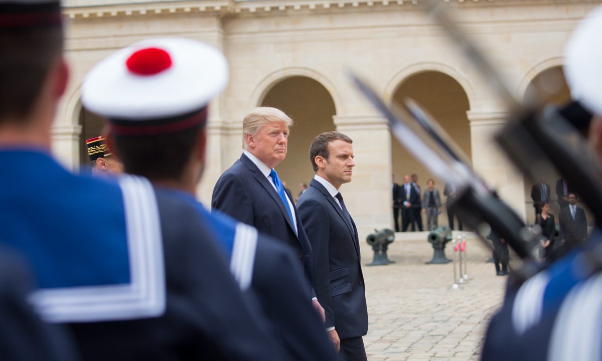 TRUMP WATCH: The United States and France Together Forever!