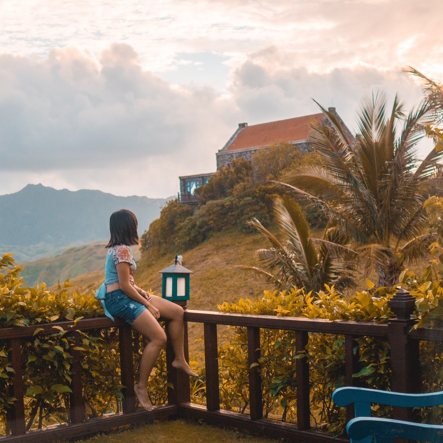 Walking beside the Traveling Petite Girl