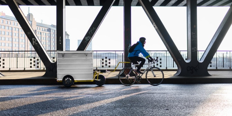 NÜWIEL and its innovative electric cargo trailer.