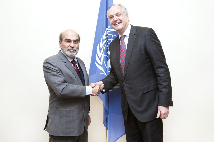 FAO Director-General, José Graziano da Silva, meeting with Paul Polman, Chief Executive, Unilever
