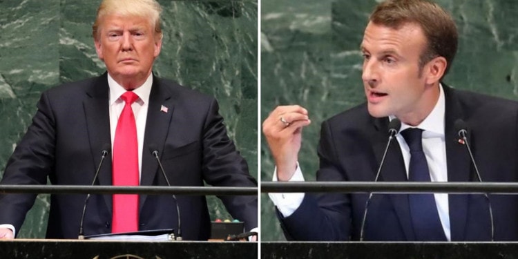 Trump vs. Macron at the United Nations
