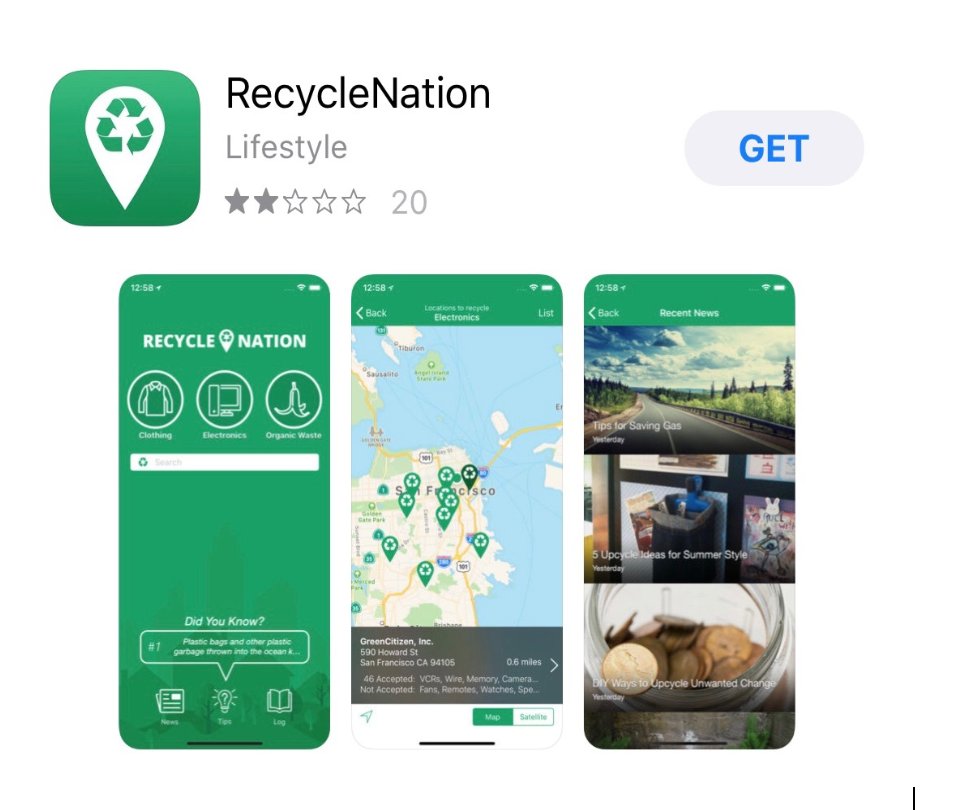 RecycleNation App