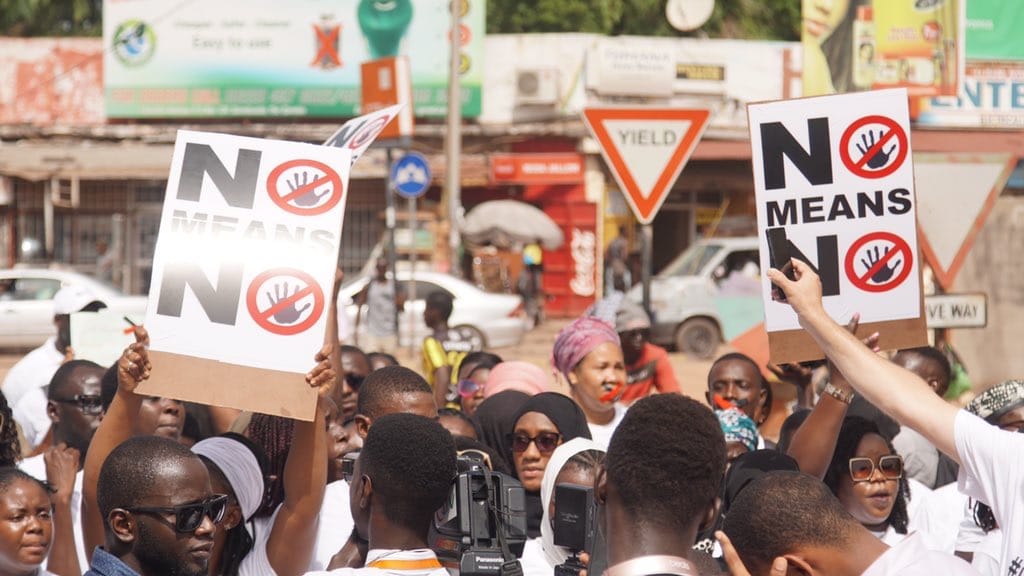 #IAmToufah Protestors