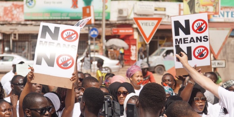 #IAmToufah Protestors