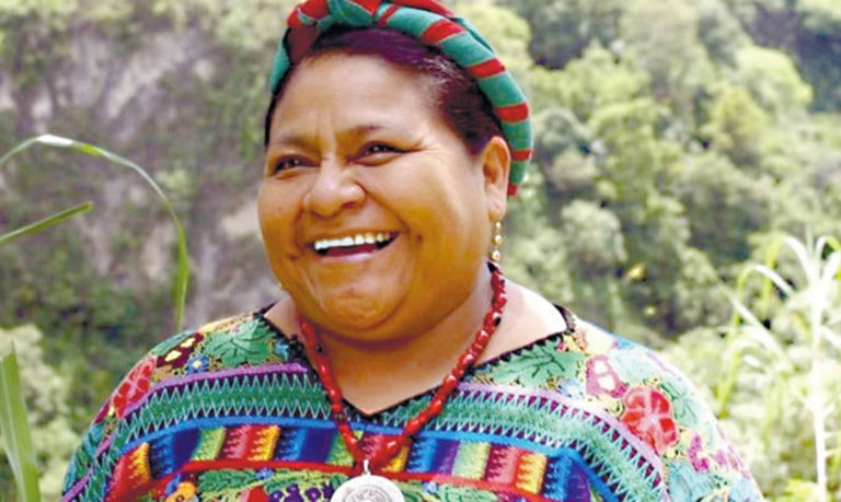 Nobel Peace Prize winner, Rigoberta Menchu