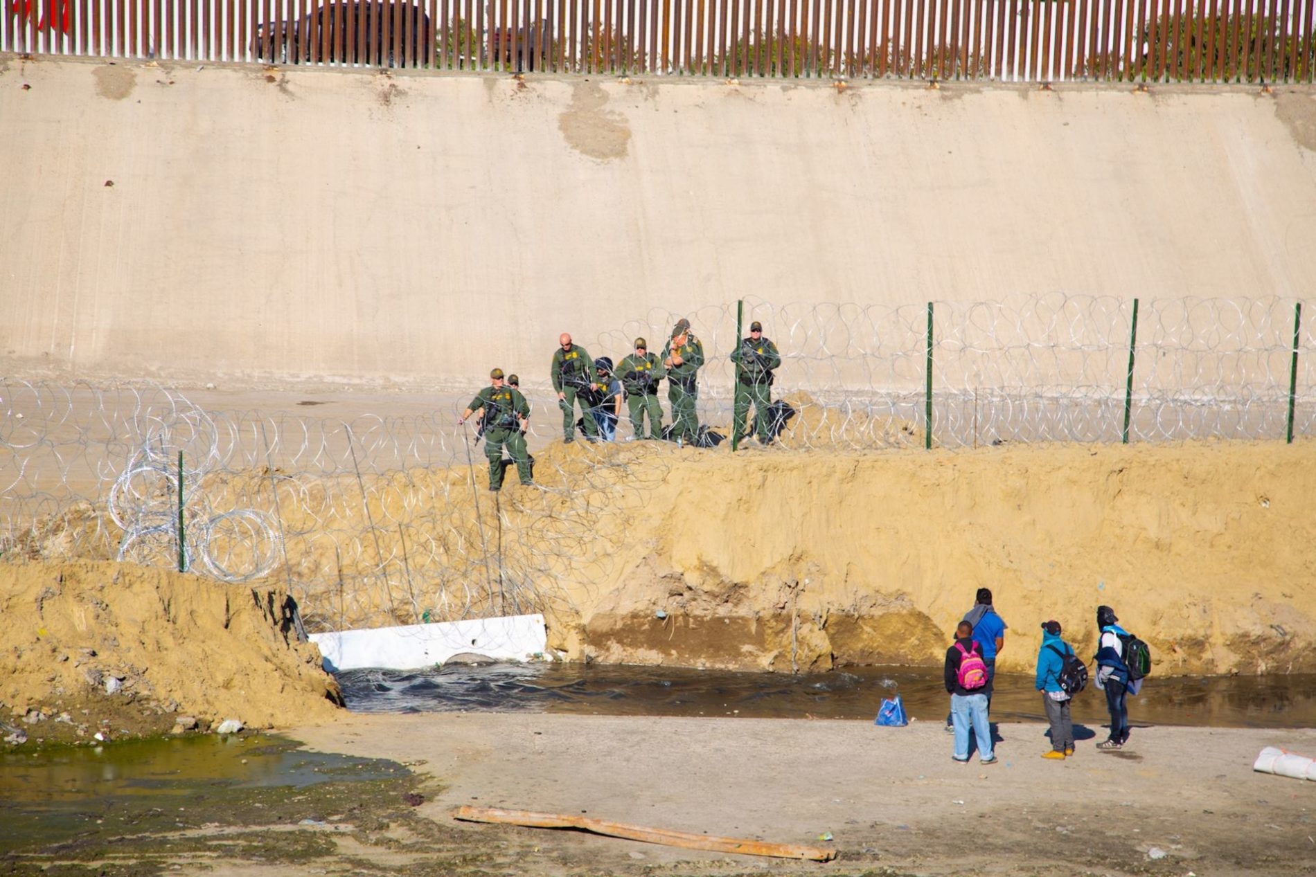 Migrants at the border