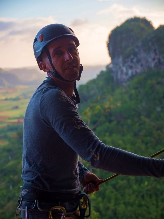 Yaro in his element at the mouth of Che Guevara Cave in Vinales.