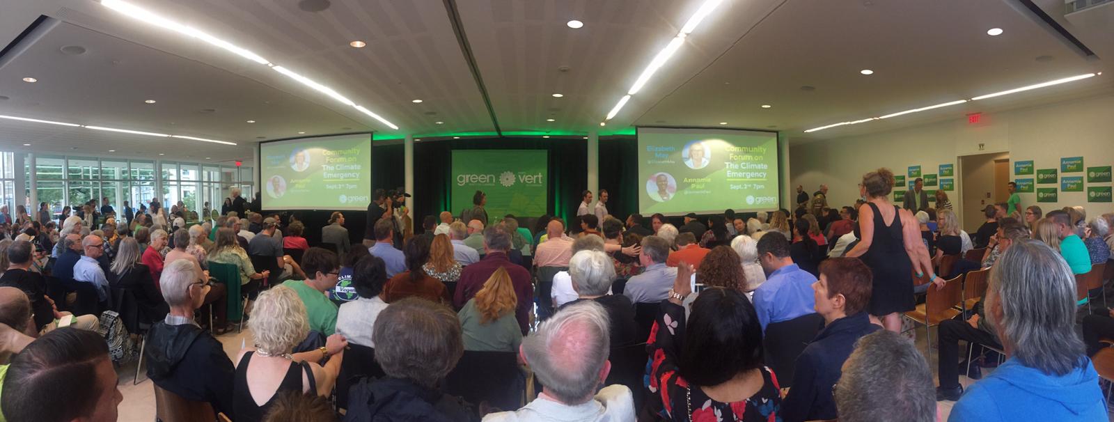 Climate Emgergency Forum hosted by TO Centre Greens