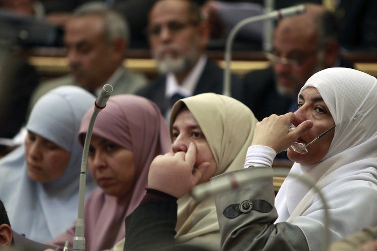 Women politicians are relatively rare in the Arab world. Credit: Reuters