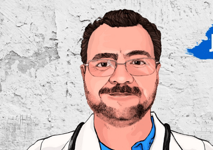 Drawing of José Alberto Marulanda