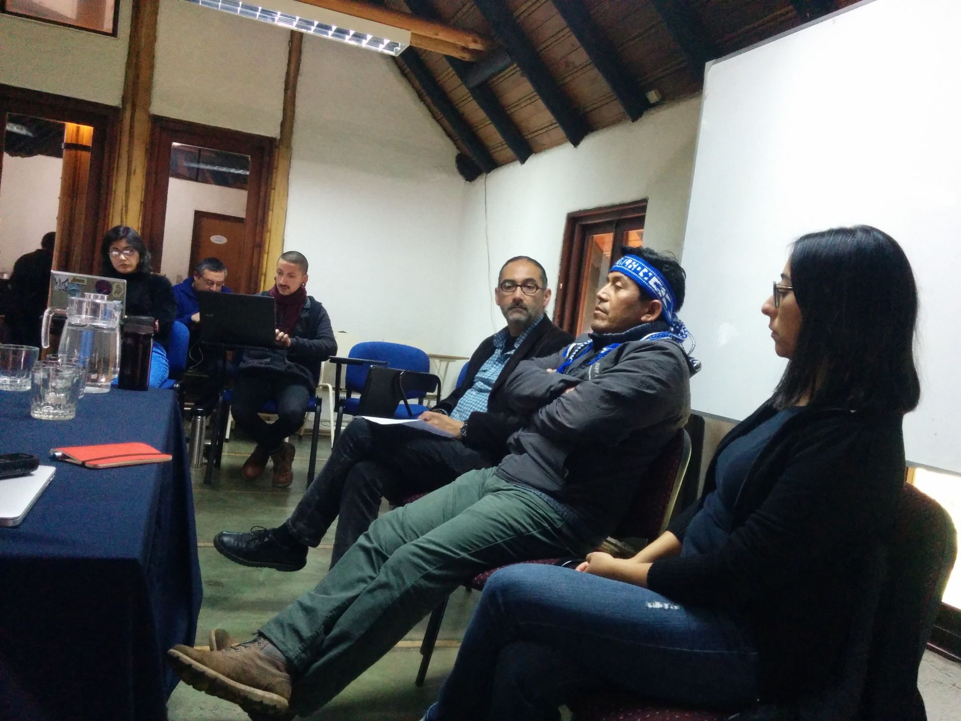 Panel discussing Mapuche