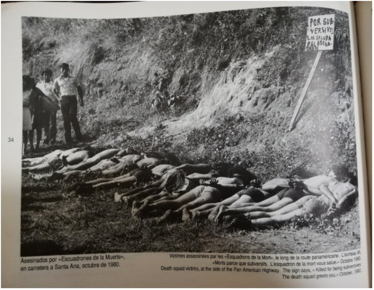 Victims of Death Squads, October 1980. Source: Equipo Maíz & Iván Montesinos (1993). No hay guerra que dure cien años… El Salvador 1979-1991. San Salvador: Equipo Maíz.