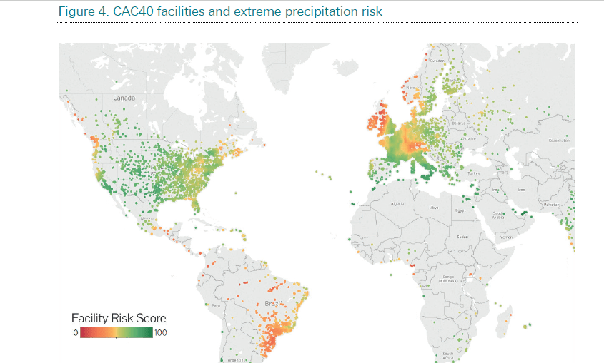 SOURCE: Four Twenty Seven, Inc - CAC40 sites and their relative exposure to extreme precipitationSOURCE: SALMAR - Ocean Farm 1 in the Norwegian Sea