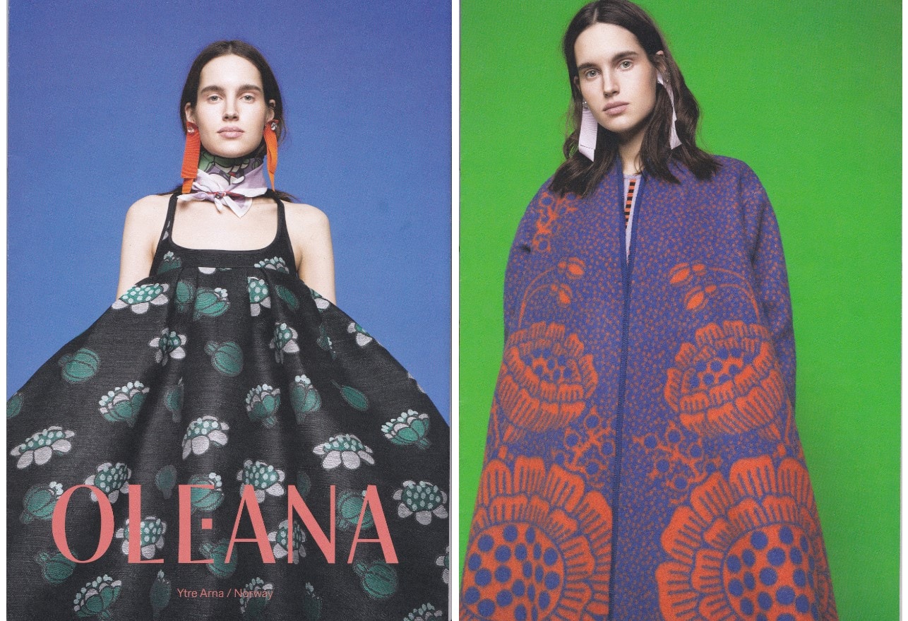 Oleana woven wool coat