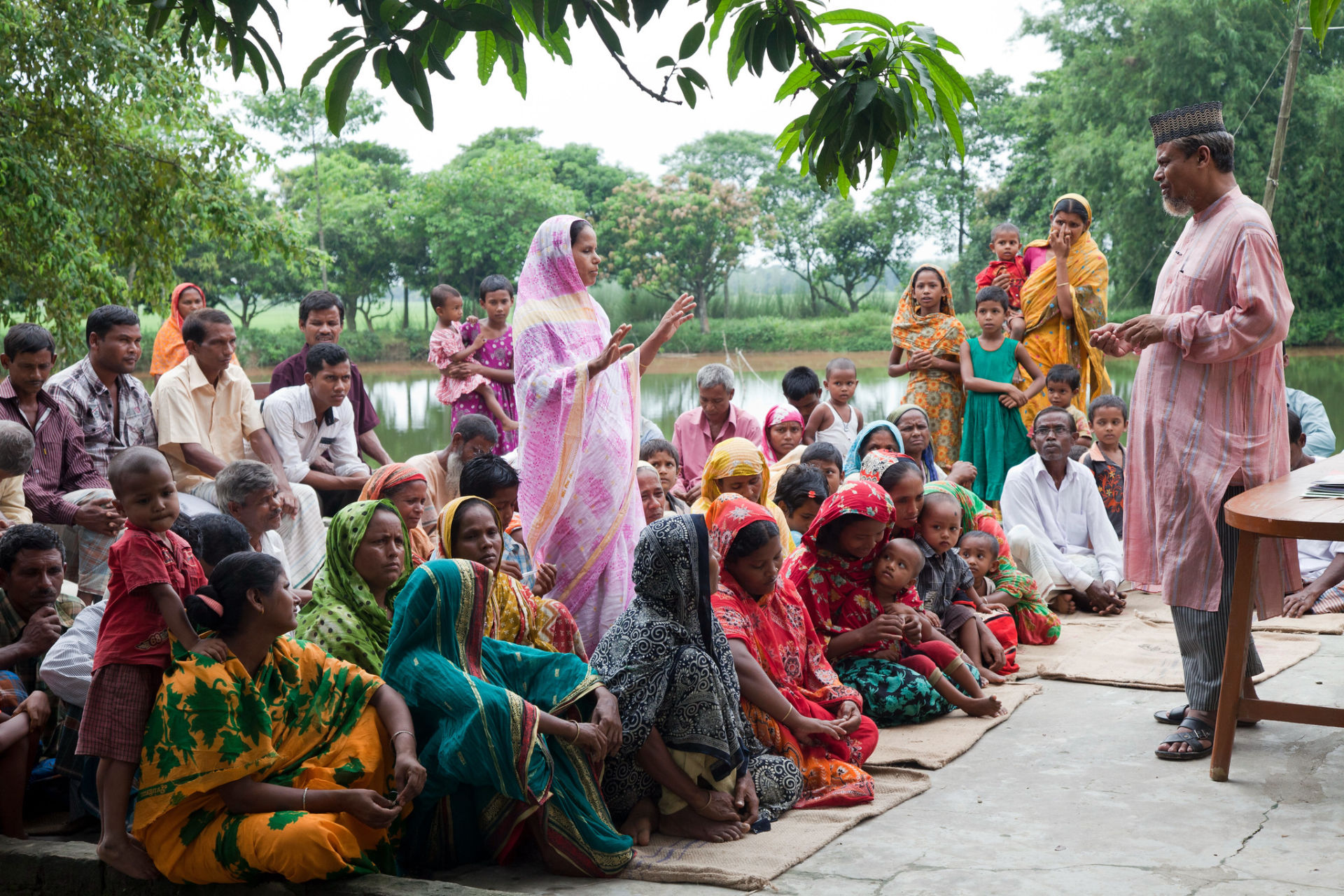 A farmer training session in Bangladesh.