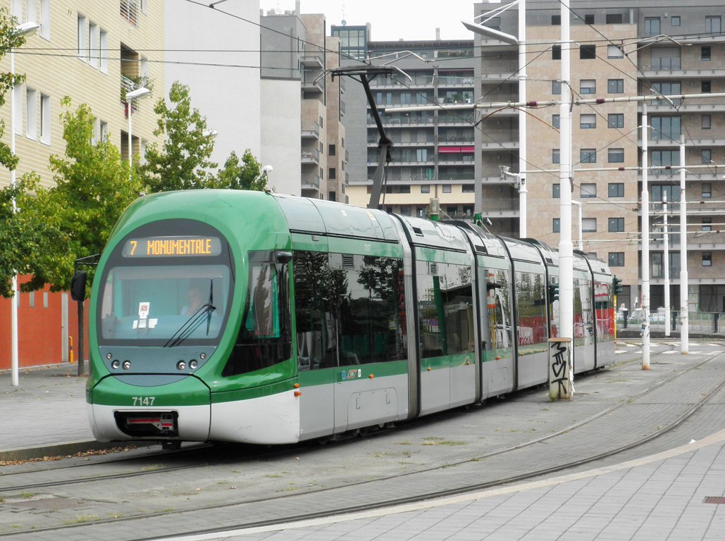 Milan electric tram