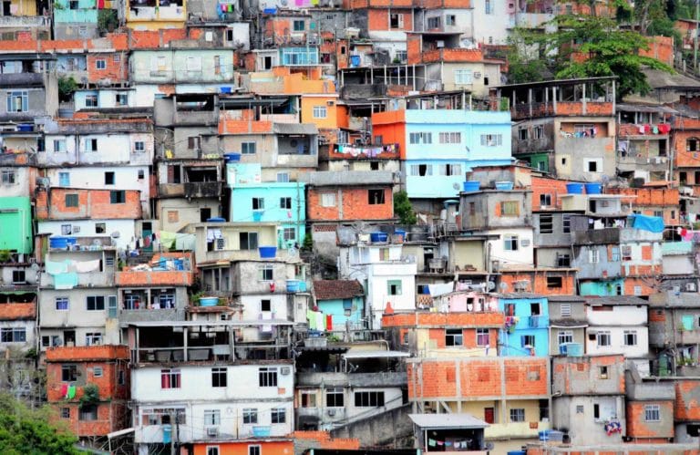 Dense housing in Surat, India