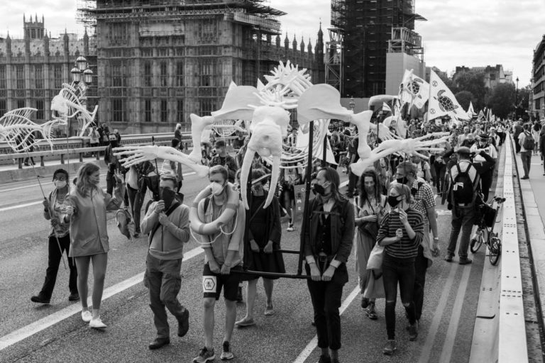 XR protesters lead Marine Extinction March